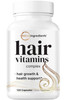 Micro Ingredients Hair Growth Vitamins for Women & Men, 120 Capsules | 14-in-1 Formula with Biotin, Collagen, Keratin, Saw Palmetto & More | Thicker,