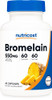 Nutricost Bromelain Capsules (240 Capsules) - 550 MG Per Serving, Vegan, Non-GMO, GMP Compliant