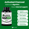 Healthfare Activated Charcoal Pills 1200mg | 150 Vegan Capsules | Organic Coconut-Sourced | Detox & Digestive Balance | Non-GMO, Gluten-Free | Made i