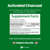 Healthfare Activated Charcoal Pills 1200mg | 150 Vegan Capsules | Organic Coconut-Sourced | Detox & Digestive Balance | Non-GMO, Gluten-Free | Made i