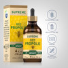 Piping Rock Bee Propolis Extract Tincture | 4 Fl Oz | Certified Botanical Liquid Drops | Non-GMO, Gluten Free Supplement
