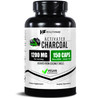 Healthfare Activated Charcoal Capsules 1200mg | 150 Veg Capsules (Pack of 2) | Derived from Coconut Shells | Highly Absorbent | Non-GMO | Made in The