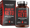 Vitamin Bounty Burn On Thermogenic Keto Fat Burner for Men & Women - Weight Loss Supplement with Raspberry Ketones - Metabolism Booster, Energy Pills