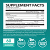 Probiotic Gummies for Digestive Support and Gut Health - 1 Billion CFU Bacillus Coagulans - 60 Count - Shelf Stable, Non-GMO, Gluten-Free, and Vegeta