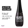 Ruby Kisses Eye Bling Glitter Eyeliner, Glitz N' Black