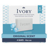 Ivory Gentle Bath Bar Soap, Designed for Whole Family, 99.44% Pure Formula with Plant-Based Cleansers, Made Without Heavy Perfumes, Parabens or Phtha