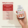 ANDREW LESSMAN Glucosamine 1500 Chondroitin 1200mg - 150 Capsules - 100% Sulfate Form, Research Established Ingredients and Levels for Support of Hea