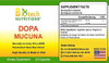 Biotech Nutritions Dopa Mucuna 15% L-Dopa (Mucuna pruriens) 120 Vege Capsules Made in USA