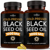 NEW AGE Black Seed Oil Softgel Capsules - Premium Cold-Pressed Nigella Sativa Producing Pure Black Cumin Seed Oil - Non-GMO & Vegetarian (120 Softgel