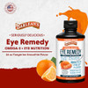 Barlean's Eye Remedy Supplement, Tangerine Flavored Fish Oil Liquid with Lutein, Astaxanthin and Zeaxanthin,1,000mg Omega 3 EPA DHA, Eye Care Supplem