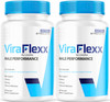 (2 Pack) ViraFlexx Pro Capsules for Men, Original ViraFlexx Pro Male Support Pills All Natural Support Overall Health, ViraFlex Premium Advanced Form