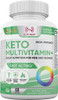 Keto Multivitamin for Women and Men - 35 Potent, Pure Ingredients - Vitamin C, Vitamin D, Vitamin A, Vitamin E and Zinc for Immune Support - Non GMO,