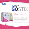 4Life Energy Go Stix, Healthy Energy Drink Mix, Caffeine from Guarana, Maca, Yerba Mate and Green Tea Leaf Extract, Pink Lemonade Flavor - 30 Packets