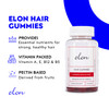 Elon Biotin Gummies for Hair Growth  60 Count Biotin 5000mcg Per Serving for Hair, Skin and Nails  Vitamin A, Folic Acid, & Vitamin E - Pectin Cher