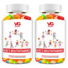 VITA GLOBE Kids Complete Multivitamin Gummies  with Vitamins A, C, D, E, B6 & B12 | Daily Immune, Growth & Wellness Support | Great-Tasting Chewable