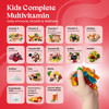 VITA GLOBE Kids Complete Multivitamin Gummies  with Vitamins A, C, D, E, B6 & B12 | Daily Immune, Growth & Wellness Support | Great-Tasting Chewable