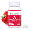 EZ Melts Vitamin A - Skin, Eye & Bone Health Supplement - Supports Healthy Nervous System - No Artificial Flavors - Non-GMO & Vegan - Strawberry Blas