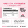 Myo-Inositol & D-Chiro Inositol Supplement for Women's Health | Fertility Supplements Women | Inositol 40:1 Ratio Support Ovarian Function & Healthy