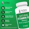 Dr. Berg Natural Vitamin B1 B6 B12 Complex - Allithiamine Vitamin B1 Supplement with 8 Essential Vitamin B Complex for Men & Women Including Thiamin,