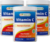 Best Naturals 100% Pure Vitamin C Powder Non-GMO 1 lb (454 Grams) Powder (Also Called Ascorbic Acid) (1 LB (Pack of 3))