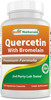 Best Naturals Quercetin with Bromelain Veggie Capsule - 800mg of Quercetin & 165 mg of Bromelain (2400 GDU/g), 120 Count