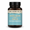 Dr. Mercola Hair, Skin and Nails - Provides Biotin, Keratin & Hyaluronic Acid - Premium Quality - Supports Healthy Aging - Non-GMO, Gluten-Free & Soy