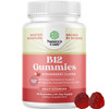 Vitamin B12 Gummies for Adults - Sugar Free Vitamin B12 1000 mcg Chewable Gums for Energy & Mood Support Immune & Nerves Health - Kosher Non-GMO & Gl