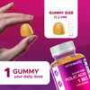 Vitamatic Folic Acid Gummies 1000 mcg (1 mg) - an Essential Prenatal Vitamins for Mom & Baby - Vitamin B9-120 Vegan Gummies (1)