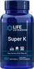 Life Extension Super K, 150 Softgels, with Vitamin K1 and K2 - MK4 & MK7