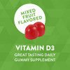 Nature's Way Vitamin D3 Gummies, Supports Immune and Bone Health*, 2000 IU (50 mcg) per 2-gummy Serving, Vitamin D3 2000IU per 2 Gummies, Mixed Fruit