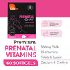 Zahler Prenatal Vitamin with DHA & Folate - DHA Supplements & Prenatal Multivitamin for Mother and Child - Kosher Prenatal DHA Prenatal Vitamins with