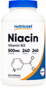 Nutricost Niacin (Vitamin B3) 500mg, 240 Capsules - with Flushing, Non-GMO, Gluten Free