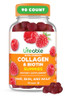 Lifeable Collagen Peptides Gummies 100mg | with 10000mcg Biotin | Great Tasting Biotin and Collagen Supplements | for Hair, Skin, and Nails | Collage