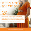 Doctors Best Fully Active Folate 800 with Quatrefolic, Supports Fetal Health, Non-GMO, Gluten Free, Vegan 60 Veggie Caps