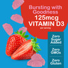 Yum-Vs - Vitamin D3 Gummies with Zero Sugar for Adults & Kids (125 mcg - 60 Count) - Sugar Free Vitamin D Gummies - Vegetarian Gummy Vitamins for Bon