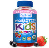 Feel Great USDA Organic Kids Probiotics Gummies | Chewable Strawberry Probiotics for Digestive Health & Immune Support | Plant Based Probiotic & Preb