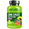 NATURELO One Daily Multivitamin for Women w/Vitamin B12, 120 Ct, Energy Support, Whole Food Daily Women Multivitamin Supplement, Nourish Hair/Skin/Na
