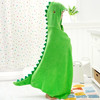 Joiedomi Dinosaur Hooded Towel for Kids Soft 100% Cotton Bath Beach Towel 30" x 50" for Kids 3-10 Years Toddler Pool Poncho with Hood Absorbent Swim
