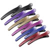 Hair Clips for Styling, Sublaga 12 Pcs Non-Slip Colorful Plastic Duckbill Alligator Hair Barrettes Pins for Women, Baby Kids and Girls, 3.5" (12pcs G