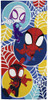 Jay Franco Marvel Spidey & His Amazing Friends Bath Pool Beach Towel - Kids Super Soft & Absorbent 100% Cotton Towel with Ghost Spider and Miles Mora