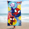Jay Franco Marvel Spidey & His Amazing Friends Bath Pool Beach Towel - Kids Super Soft & Absorbent 100% Cotton Towel with Ghost Spider and Miles Mora