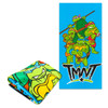 Teenage Mutant Ninja Turtles Bath Towel Set for Kids - Bundle with 27" x 54" Beach Towel Plus Tattoos, More | TMNT Bathroom Pack for Boys