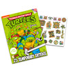 Teenage Mutant Ninja Turtles Bath Towel Set for Kids - Bundle with 27" x 54" Beach Towel Plus Tattoos, More | TMNT Bathroom Pack for Boys