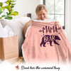 Vprintes Mama Pink Wearable Blanket Hoodie - Valentines Day Gifts for Her Wife Birthday Gifts for Mom from Daughter Son - Wife Birthday Gifts, Gifts