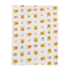 Disney Winnie The Pooh - Ivory, Yellow & Aqua Super Soft Plush Baby Blanket, Ivory, Yellow, Aqua