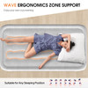 DIVON Twin Air Mattress with Built in Pump Raised,18 Inflatable Mattress with Wave Design,Blow Up Mattress in 2 Mins,Single Twin Size Air Mattress f