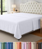 Utopia Bedding Flat Sheet - 1 Pack (Queen, White) - Soft Brushed Microfiber Fabric - Shrinkage & Fade Resistant Top Sheet - Easy Care Bed Sheet