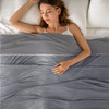 Topcee Cooling Blanket (90"x90"Queen Size) for Sweats Absorbs Heat to Keep Adults Cool on Warm Nights, Q-Max 0.5 for Hot Sleepers, Ultra-Cool Lightwe