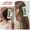 Christmas Hair Clips for Women and Girls Winter Snowman Exquisite Design Large Non-Slip Claw Clip Hair Styling Accessories Hair Clips for Women Hair