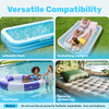 SLOOSH Electric Air Pump for Inflatables, Quick-Fill Inflator Deflator with 3 Nozzles, Portable Air Mattress Pump for Beds, Pool Floats, Swimming Rin
